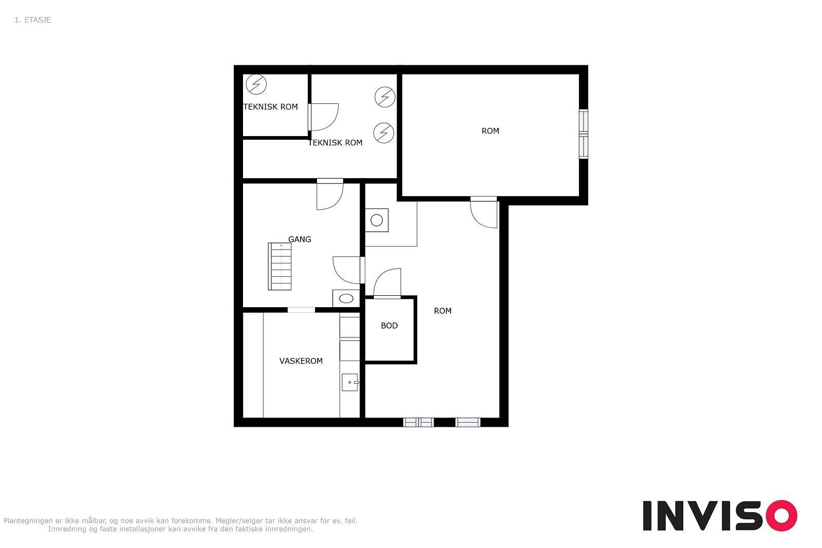 Plantegning andre etasje